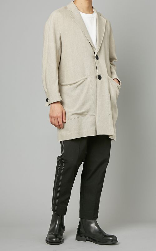 リネンオーバーサイズジャケット