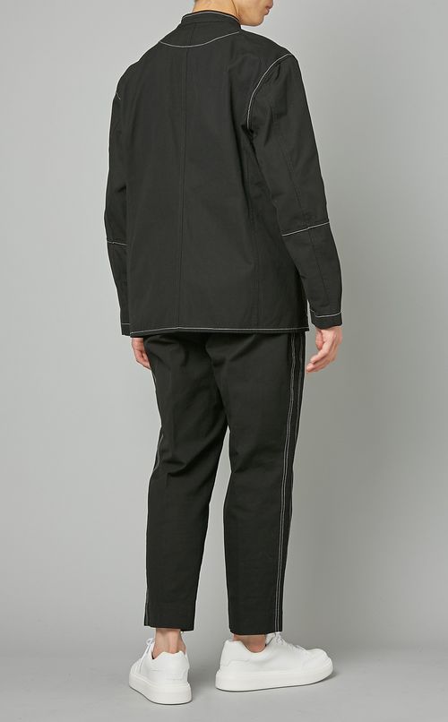 コットンスタンドカラージャケット