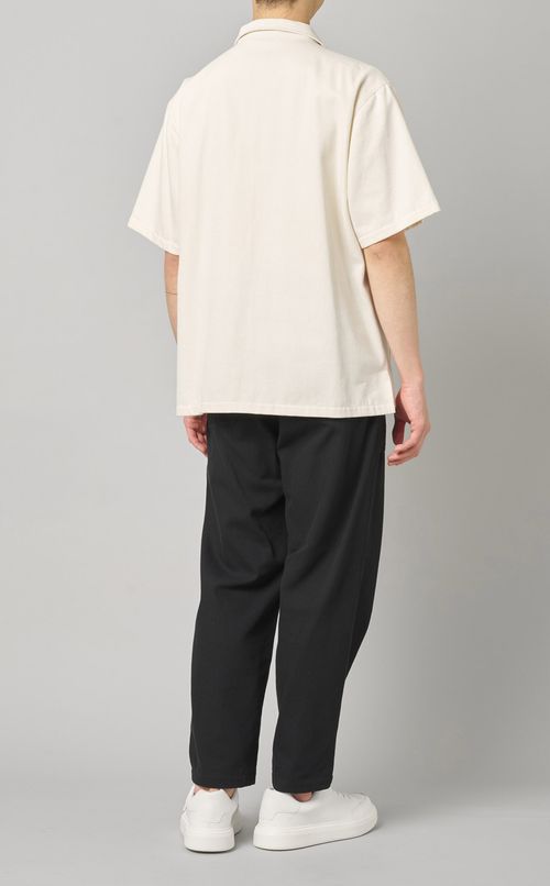 リサイクルコットンデニムシャツ