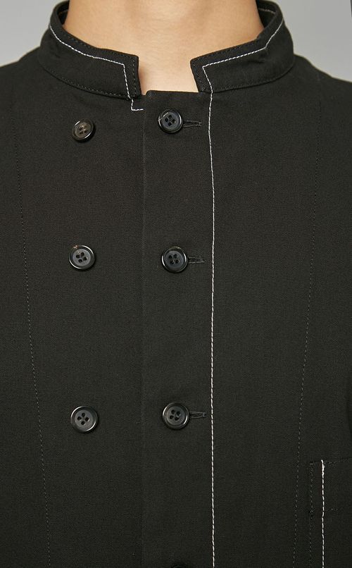 コットンスタンドカラージャケット