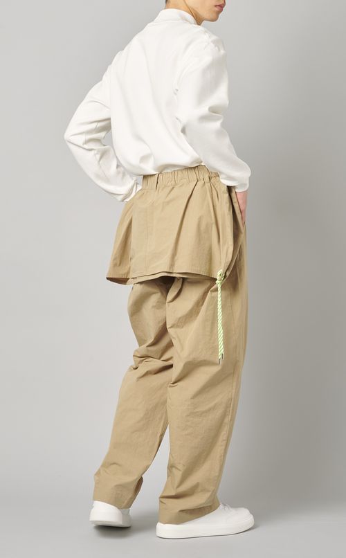 コットンナイロンパンツ