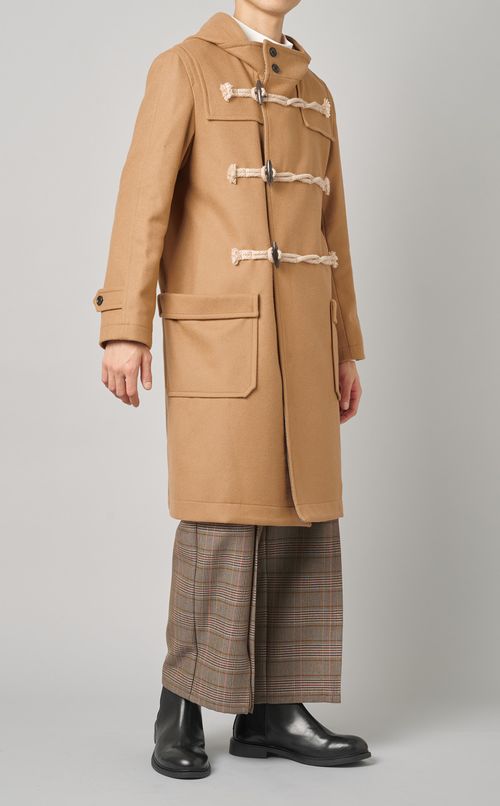 ミディダッフルコート