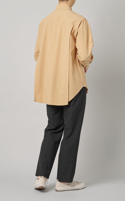 コットンタイプライターシャツ