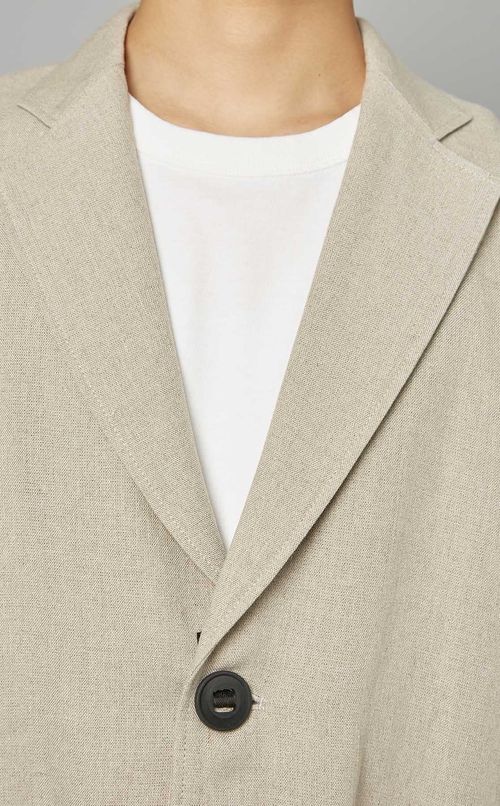 リネンオーバーサイズジャケット