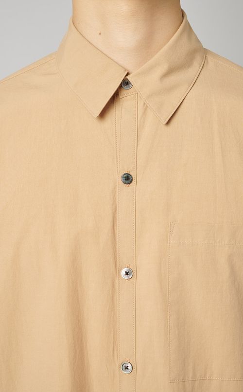 コットンタイプライターシャツ