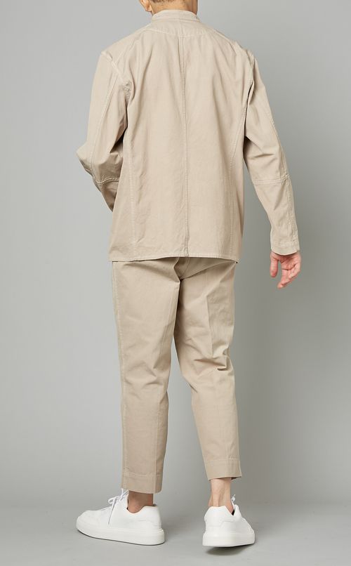 コットンスタンドカラージャケット