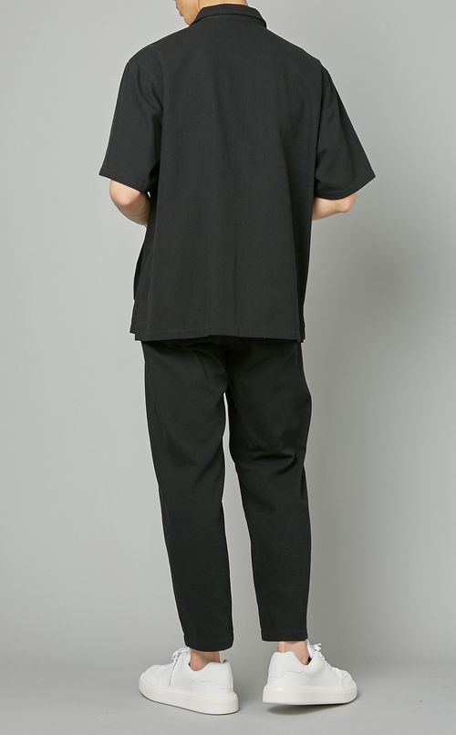 リサイクルコットンデニムシャツ