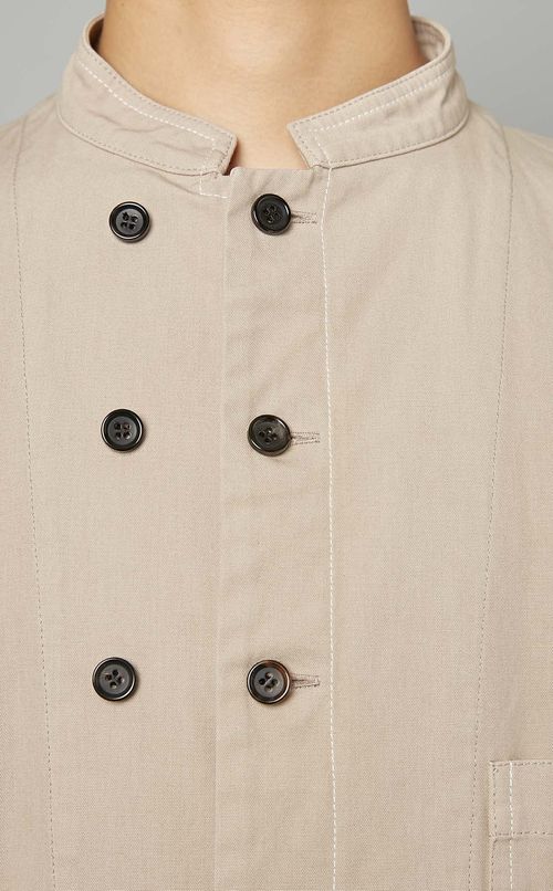 コットンスタンドカラージャケット