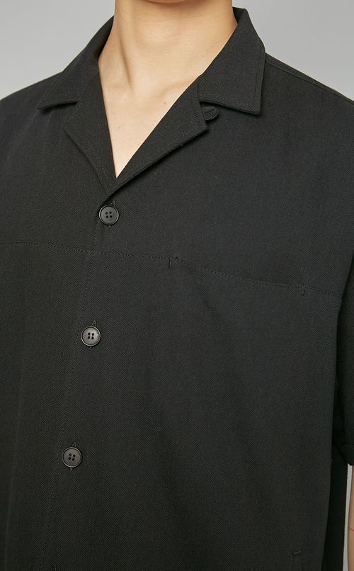 リサイクルコットンデニムシャツ