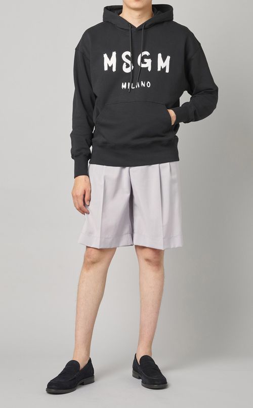 フロントロゴフーディスウェット