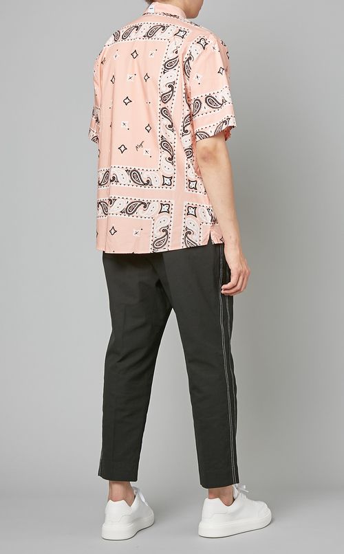 ペイズリーショートスリーブシャツ