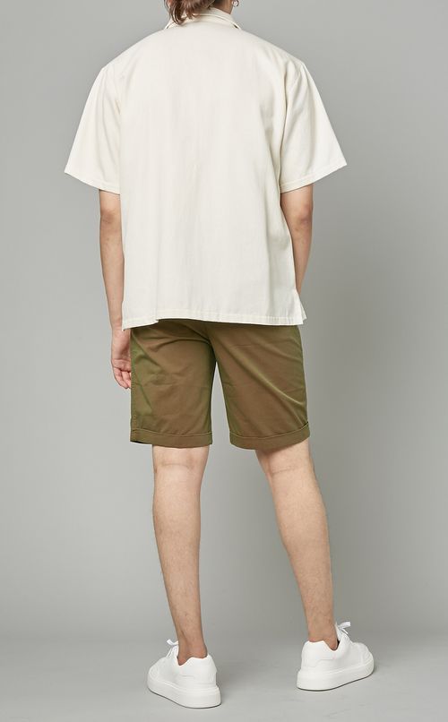 シャンブレーショートパンツ