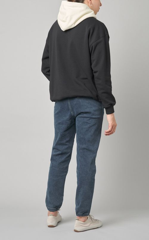 バイカラーフーディスウェット