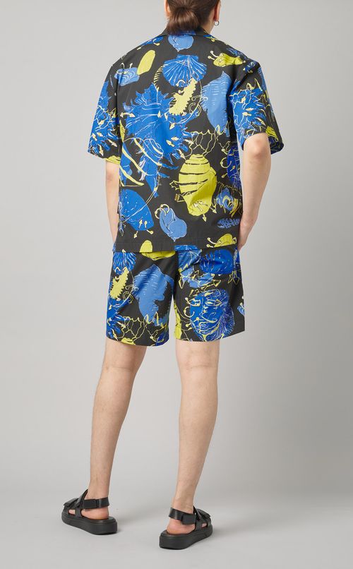 オープンカラーショートスリーブシャツ