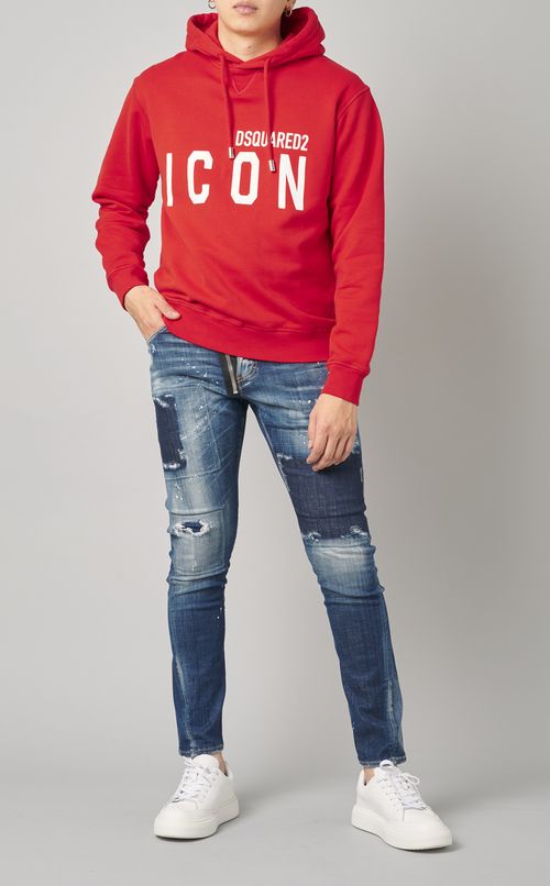 フェイクジッパーデニムパンツ