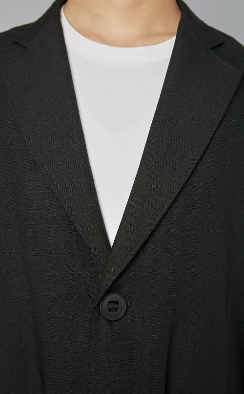 リネンオーバーサイズジャケット