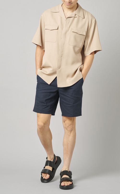 リネンショーツ