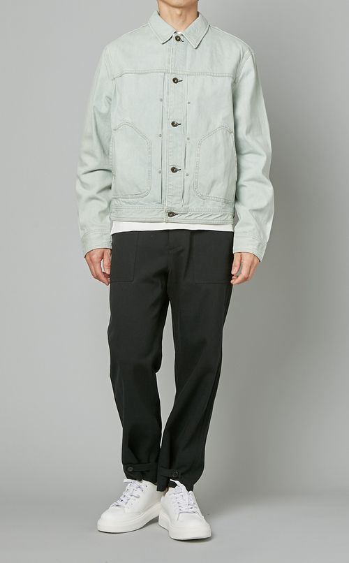 コットンヘンプデニムジャケット