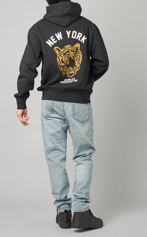 タイガープリントフーディ