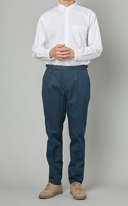 コットンサイドベルトトラウザー