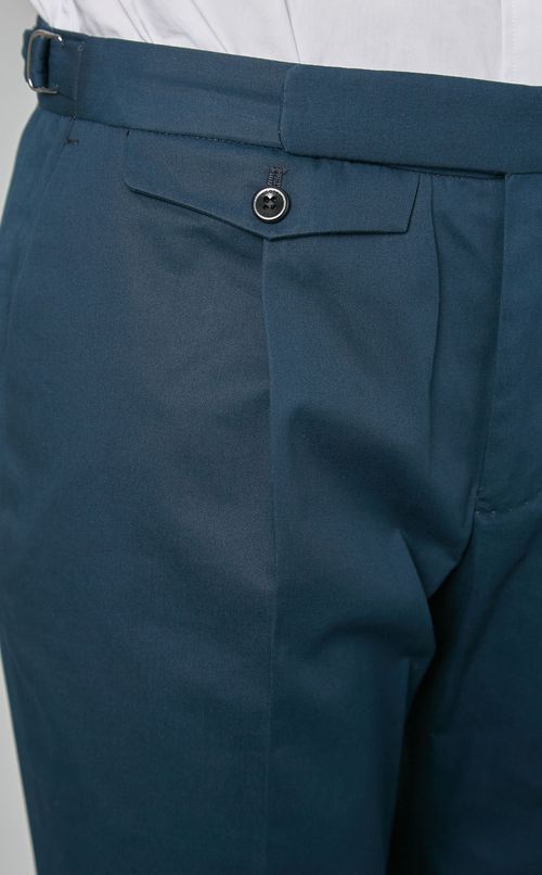 コットンサイドベルトトラウザー