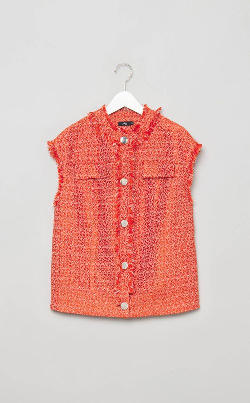 ツイードオーバーサイズジレ