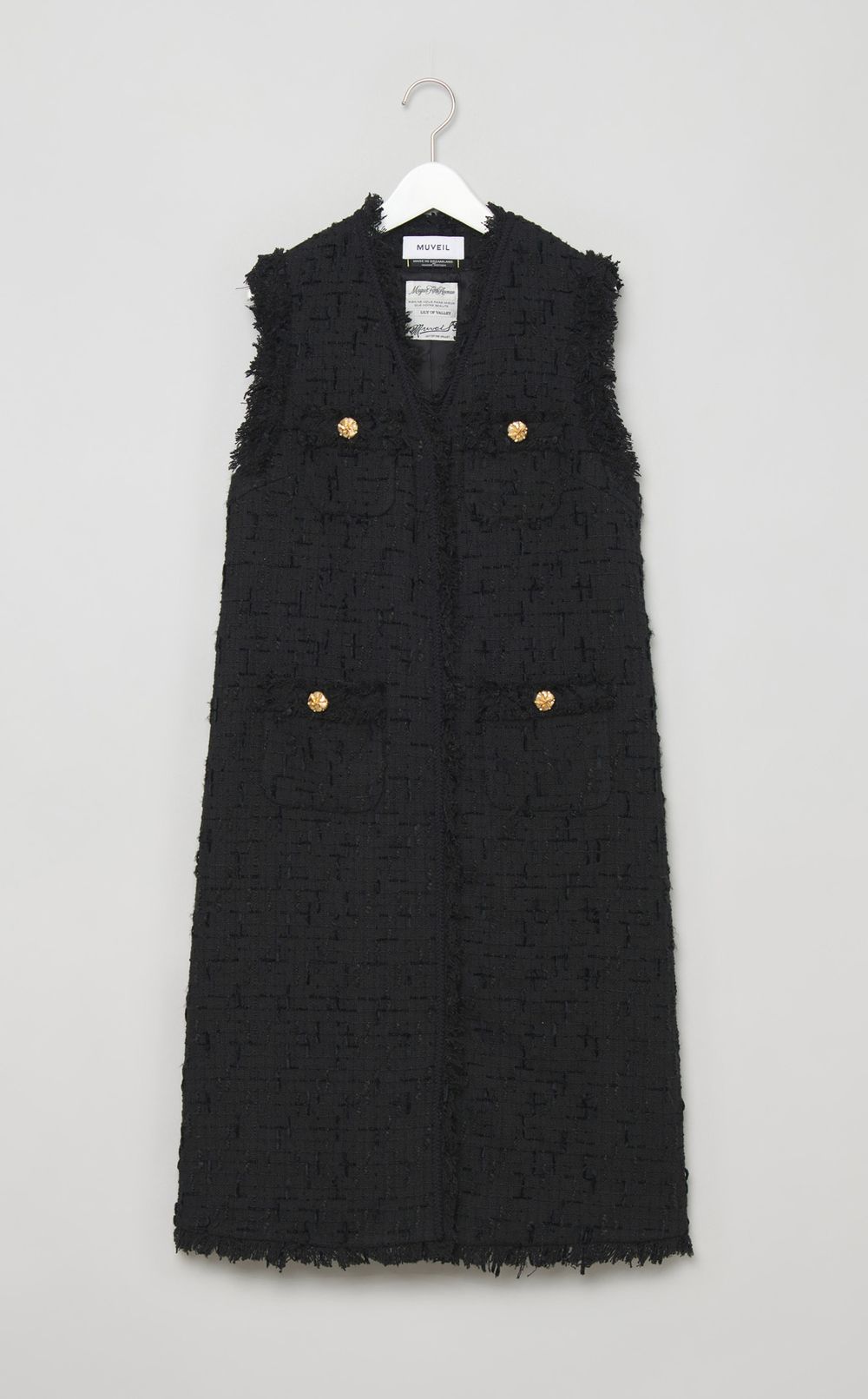 ツイードジレワンピース