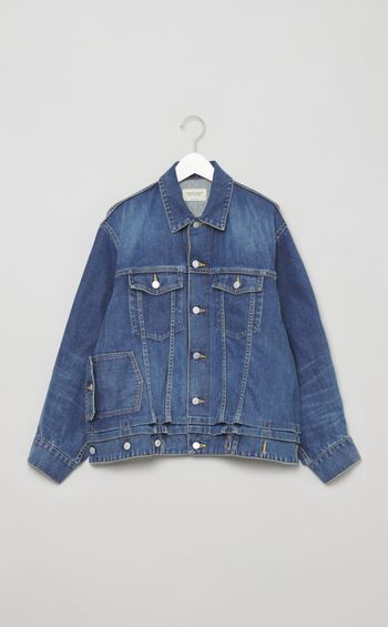 ダブルエンドデニム2wayブルゾン