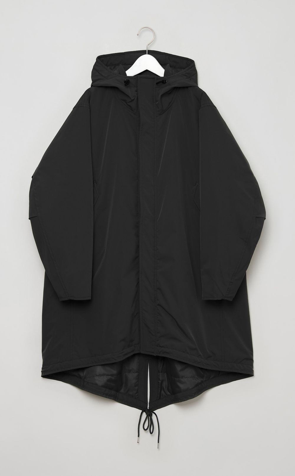 ストレッチフーディーモッズコート