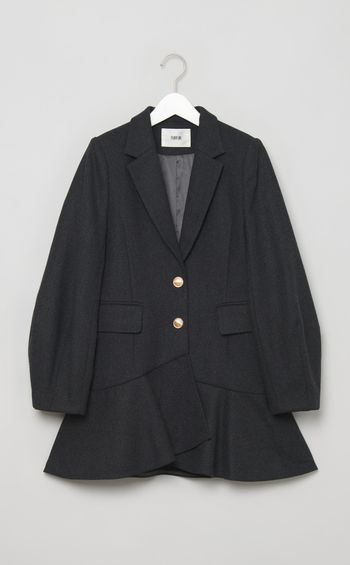 ツイードフレアドレスコート