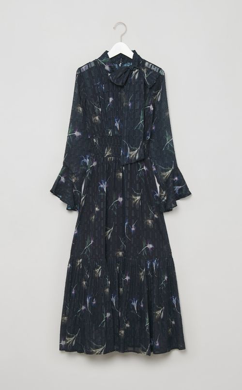 ボウタイプリーツワンピース