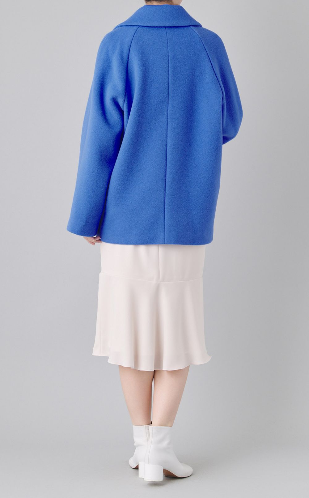 ラムウールダブルブレストコート