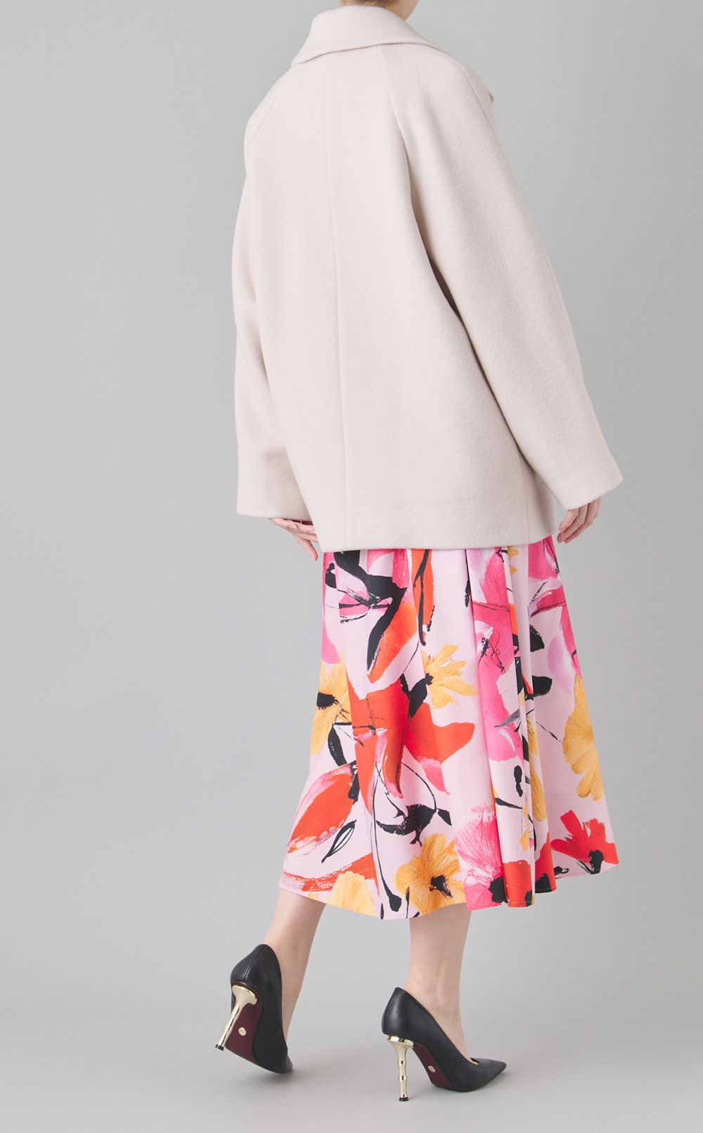 ラムウールダブルブレストコート