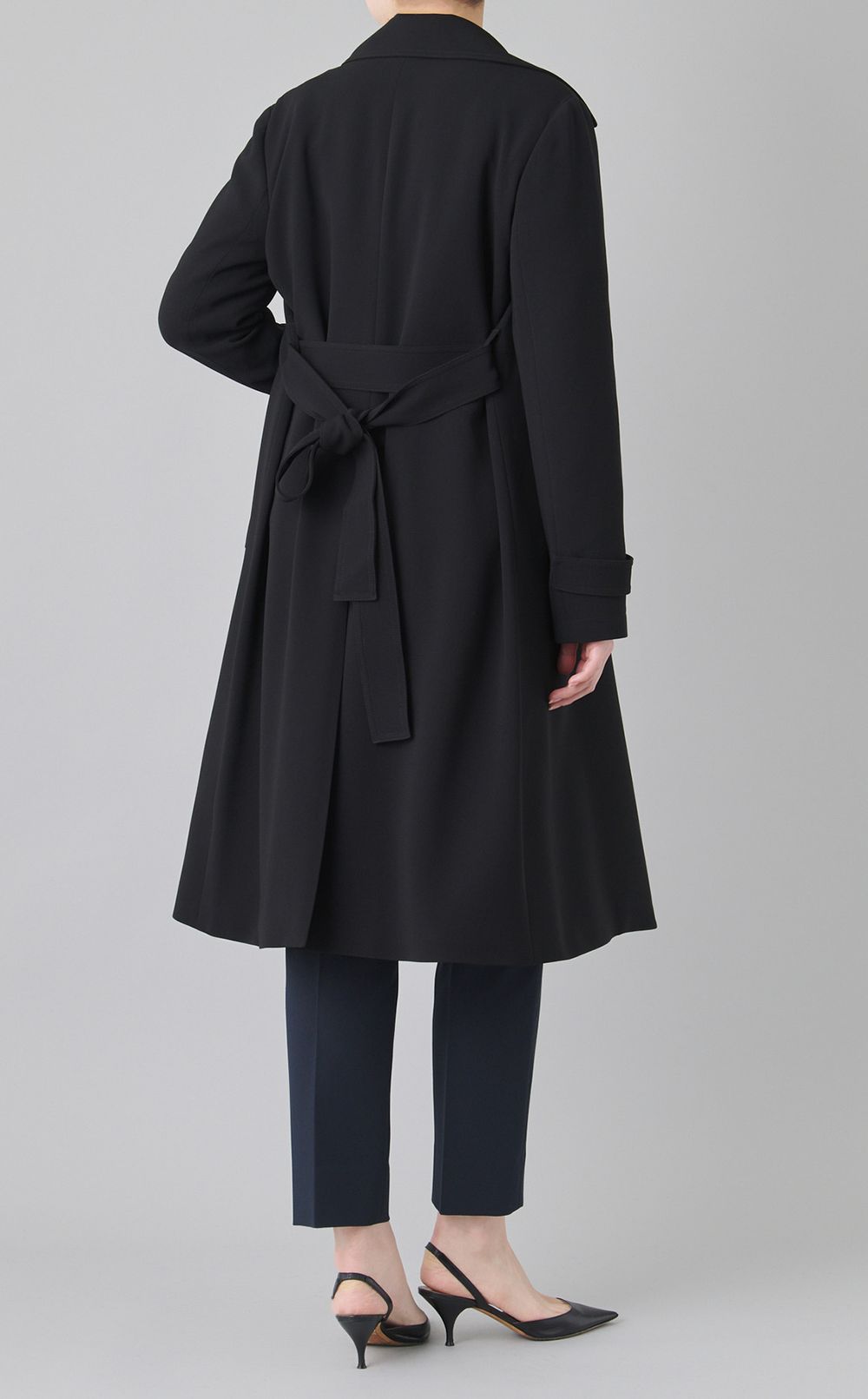 ノッチドラペルトレンチコート