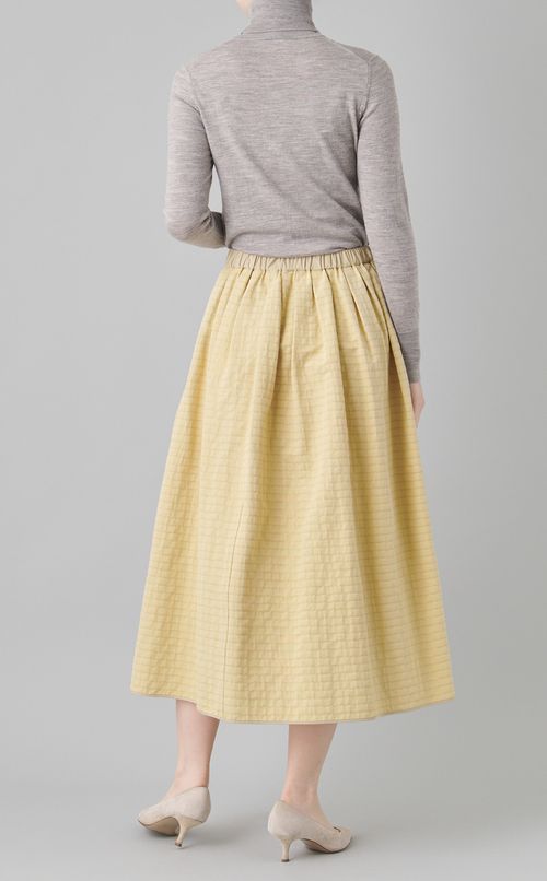 ラメドットリバーシブルスカート