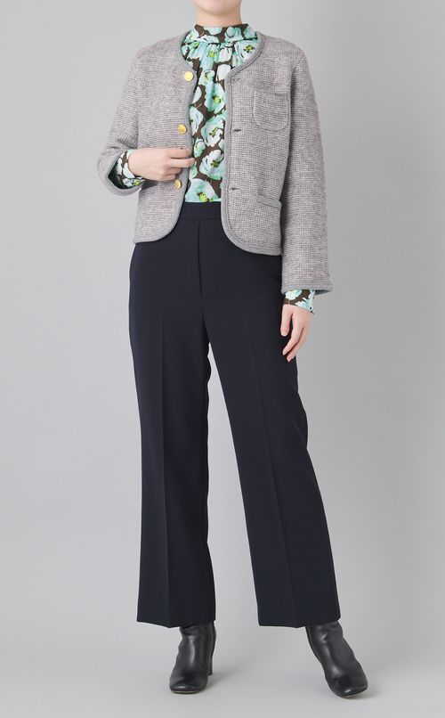 ウールツィーディーカーディガン