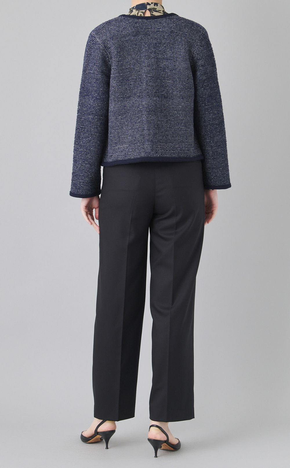 ウールツィーディーカーディガン