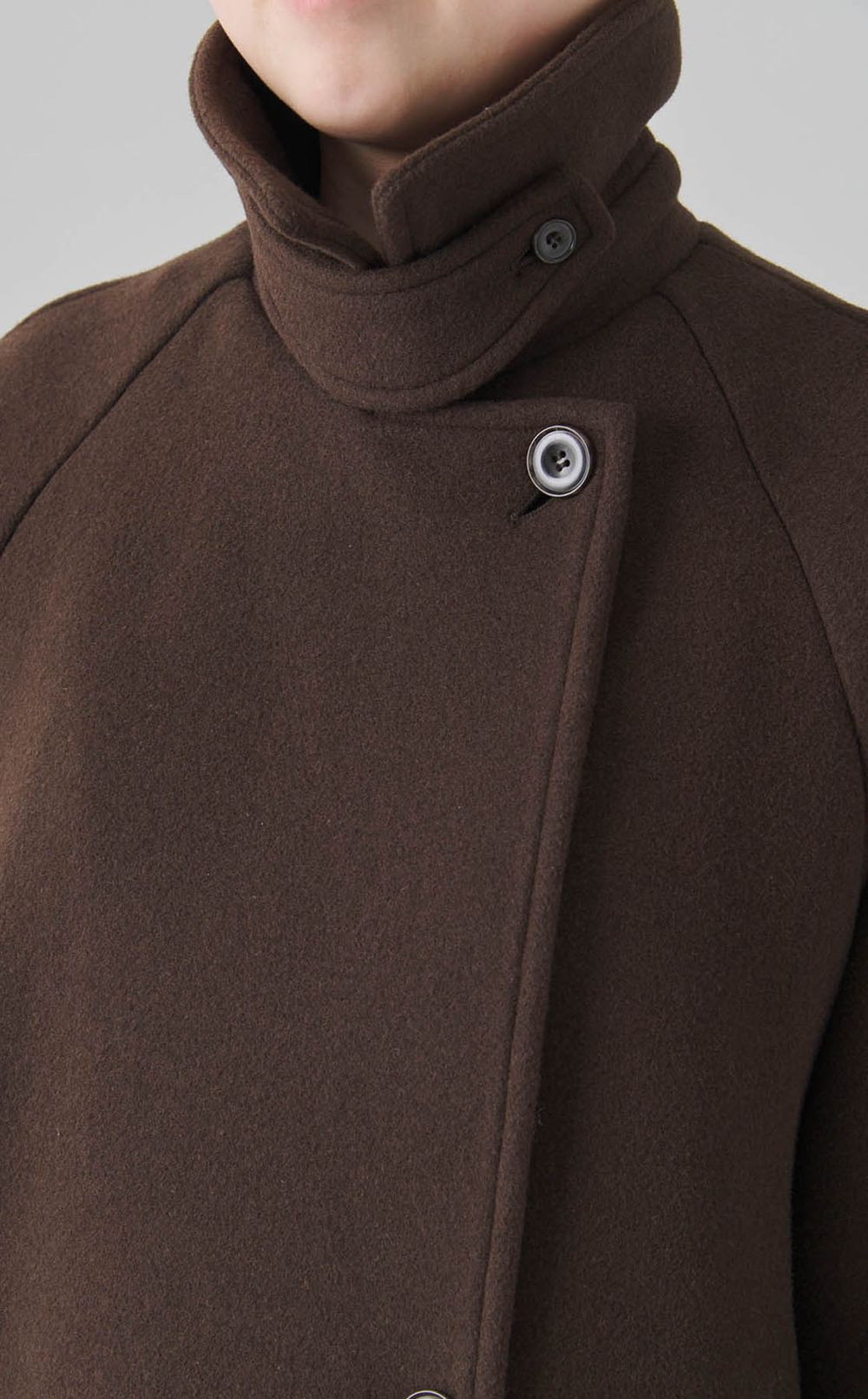 【別注】スタンドネックロングコート