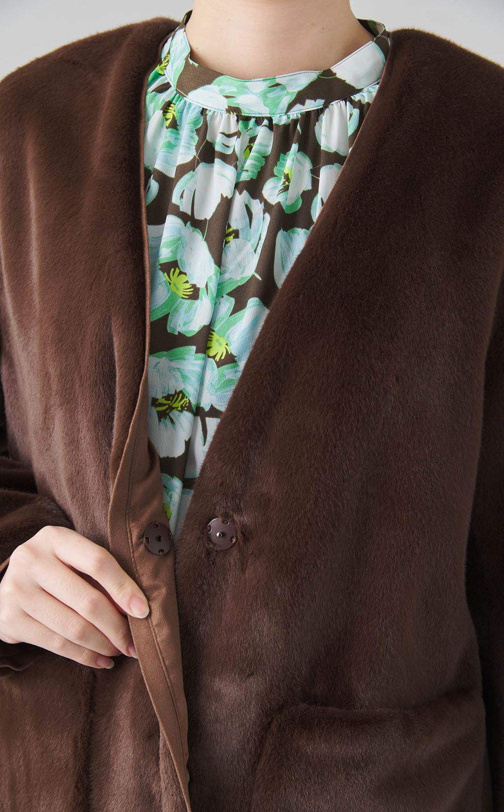 スムースファージャケット