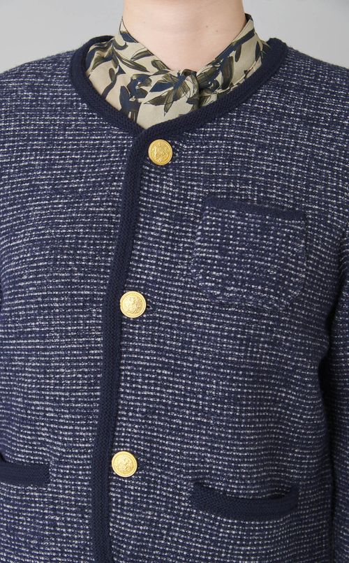 ウールツィーディーカーディガン