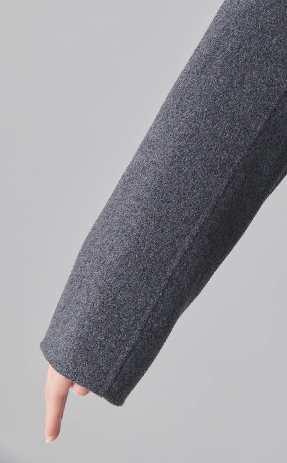 ダブルフェイスショートピーコート