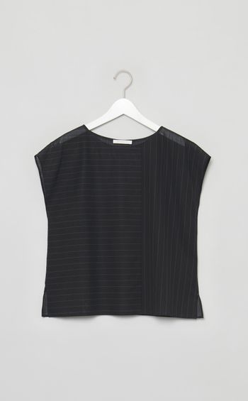 ボイルコットンドロップショルダートップス