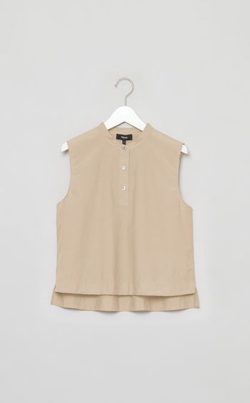 ソフトローンノースリーブブラウス