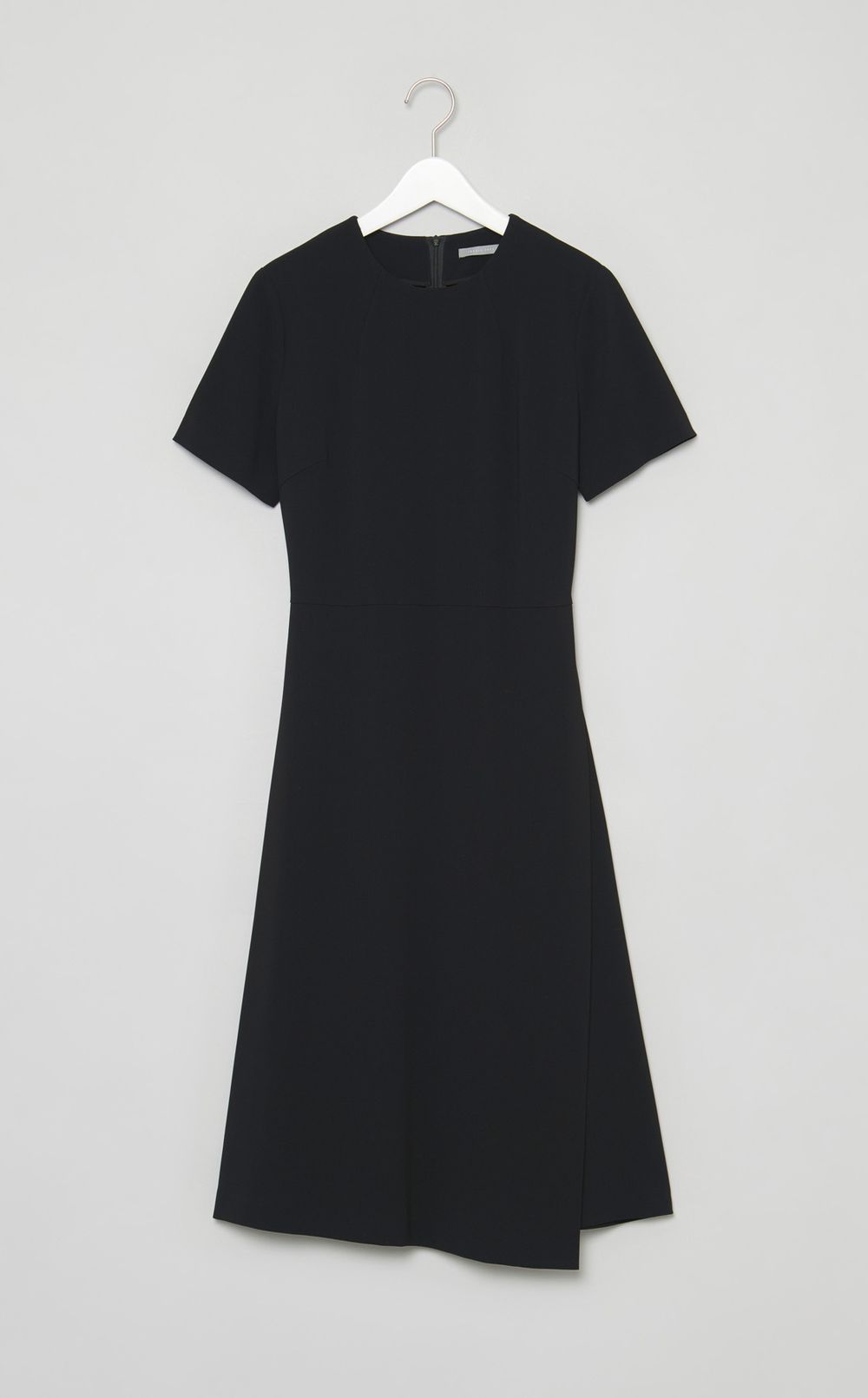 クレープハーフスリーブワンピース