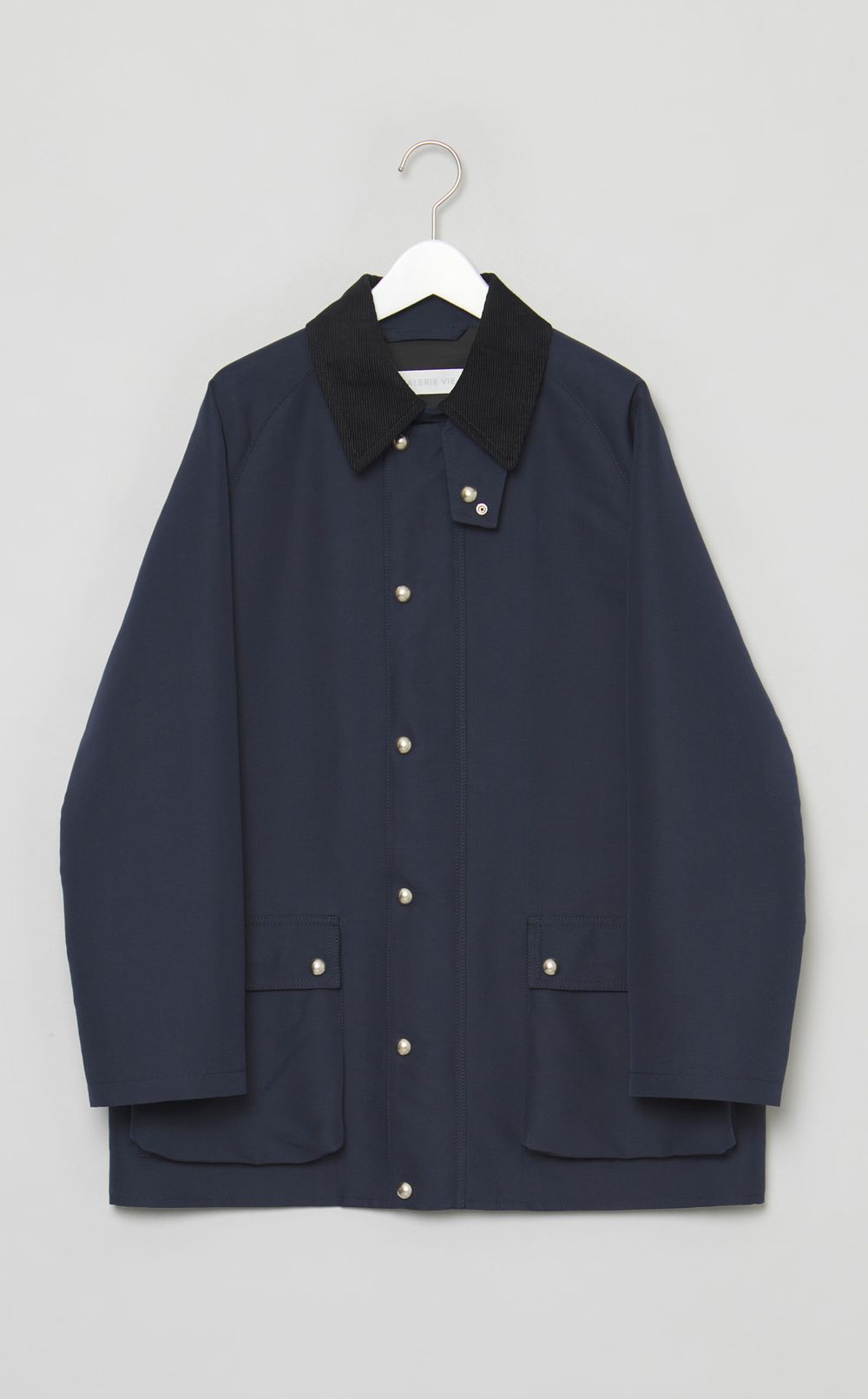 ダブルクロスステンカラーショートコート