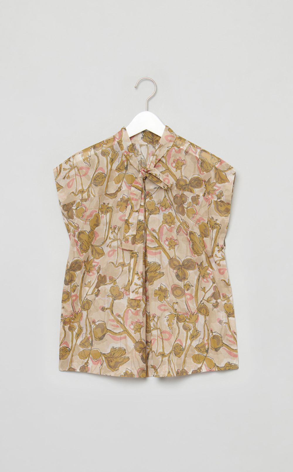 2wayボウタイブラウス