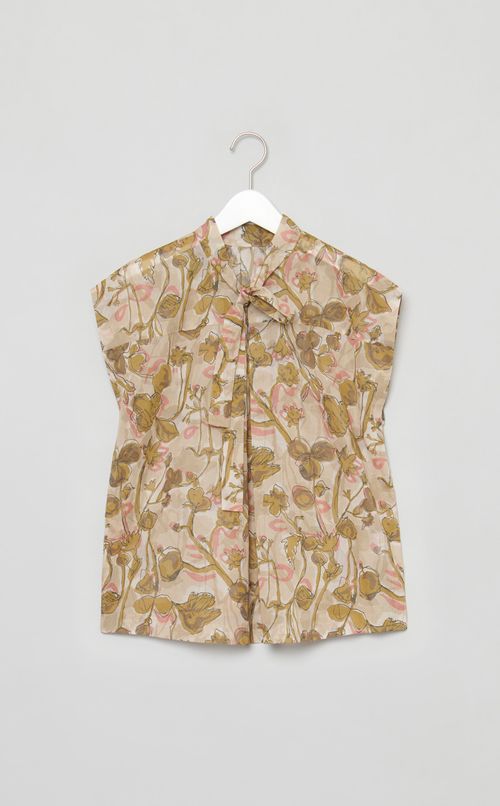 2wayボウタイブラウス