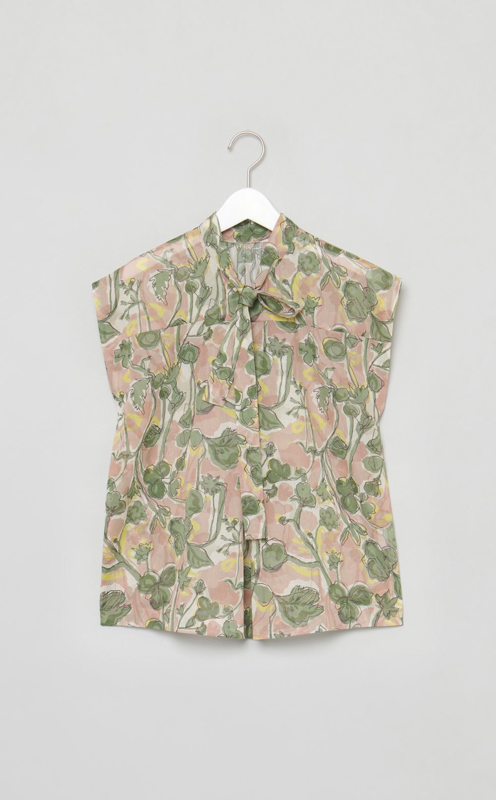 2wayボウタイブラウス