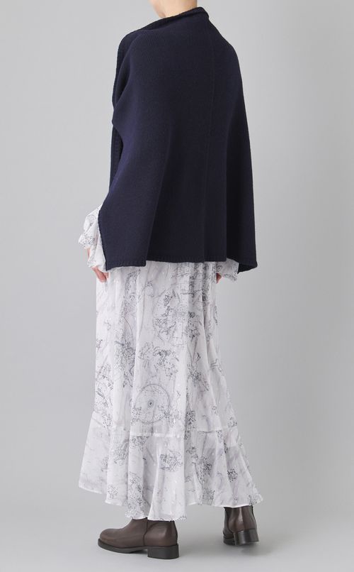 2wayレイヤードラップニット