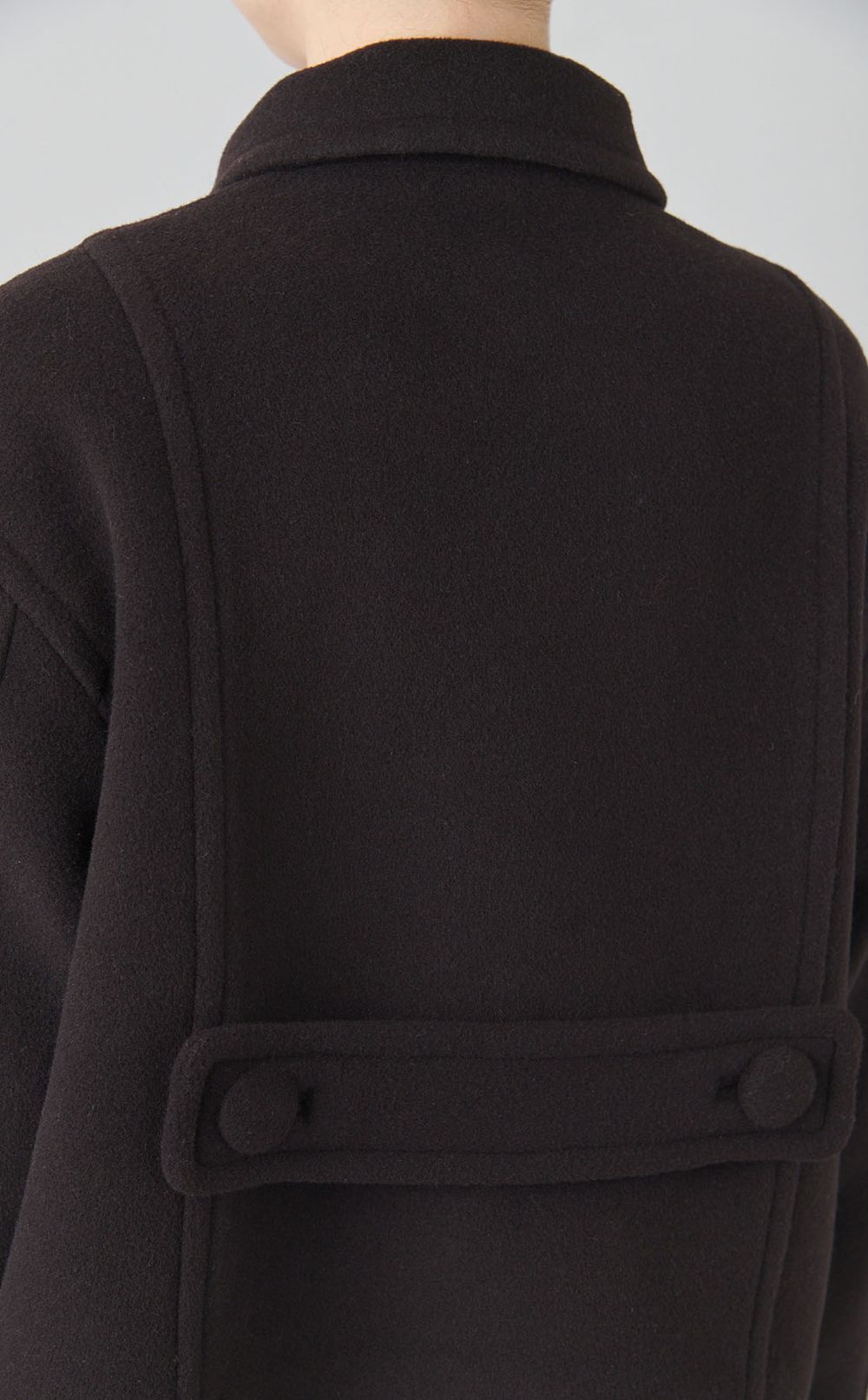 ウールカシミヤショートピーコート